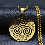 Necklace Quantum Triskelion TachyoGraviton BrahmaLoka©